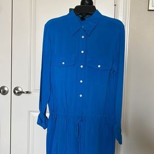 Lauren Ralph Lauren petite drawstring waist dress